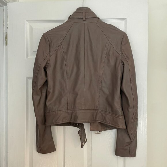Like New Marciano Women's Leather Biker Jacket - Picture 2 of 7